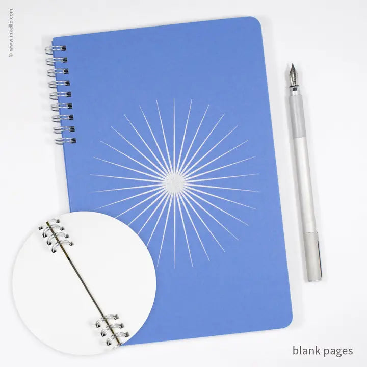 Big Burst Spiral Notebook