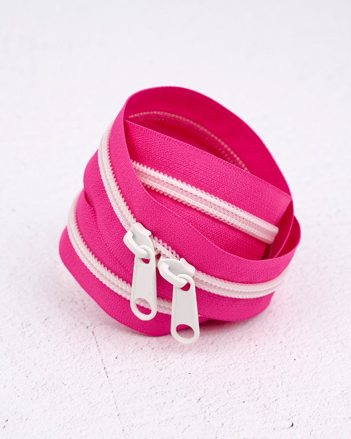 Contrast Zipper