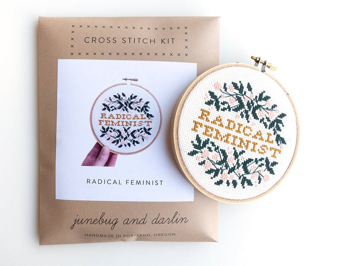 Cross Stitch Kit - Junebug and Darlin