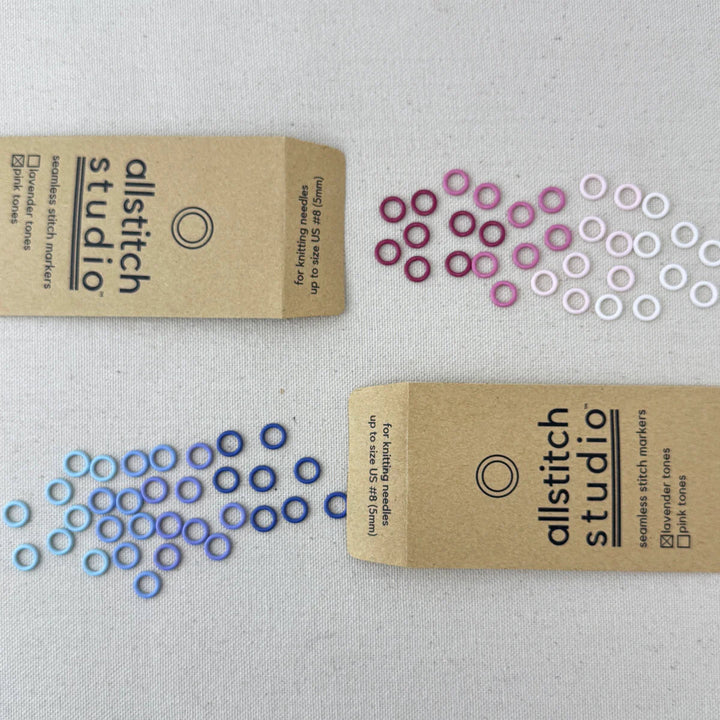 Coated Metal Round Stitch Markers