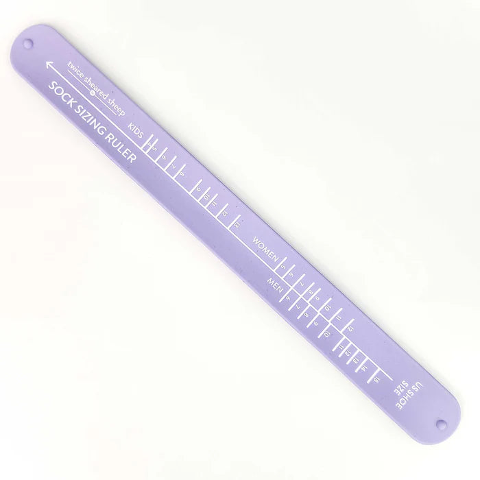 Sock Ruler - Sock Sizing Bracelet Ruler
