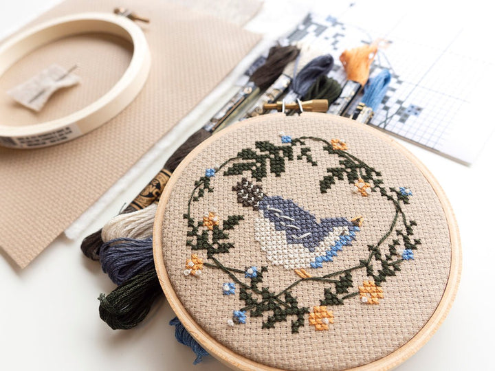 Cross Stitch Kit - Junebug and Darlin