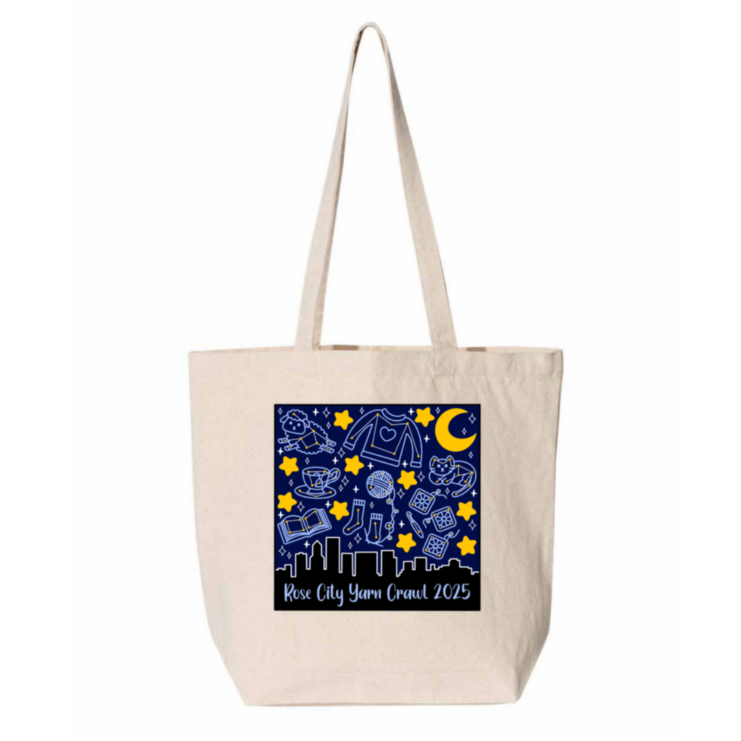 2025 Rose City Yarn Crawl Tote - Pre-Order