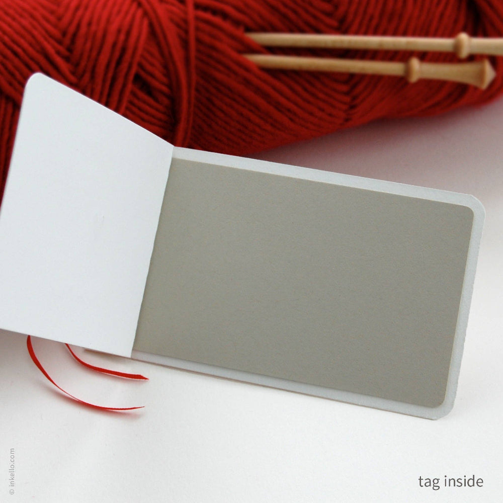 Heart Knitting Tag