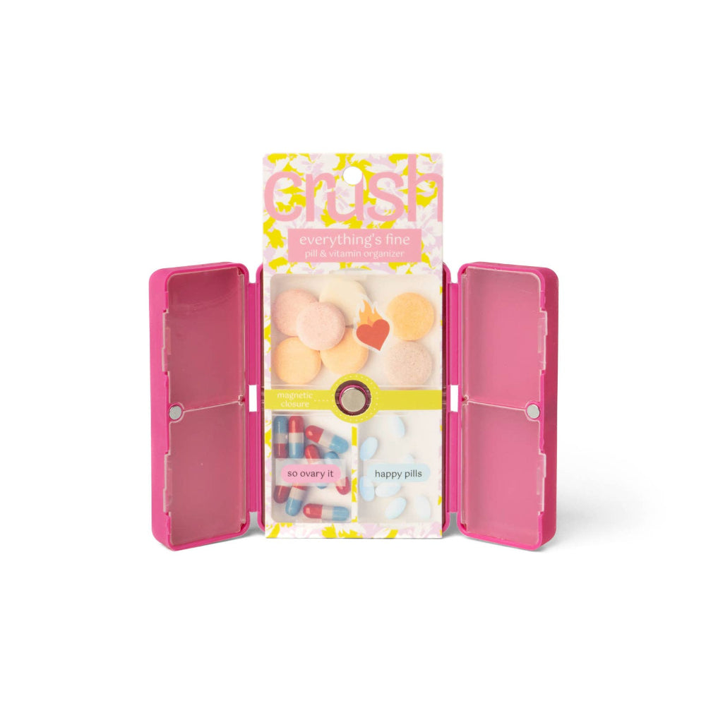 Everything's Fine Stitch Marker Case (Pill & Vitamin Case)