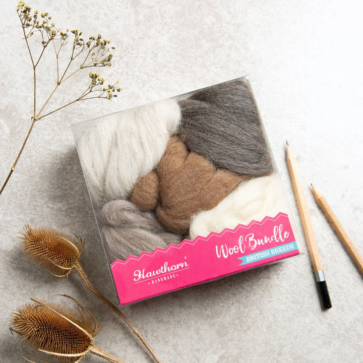 British Breeds Wool Bundles | Wool for Needle Felting