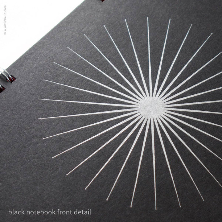 Big Burst Spiral Notebook