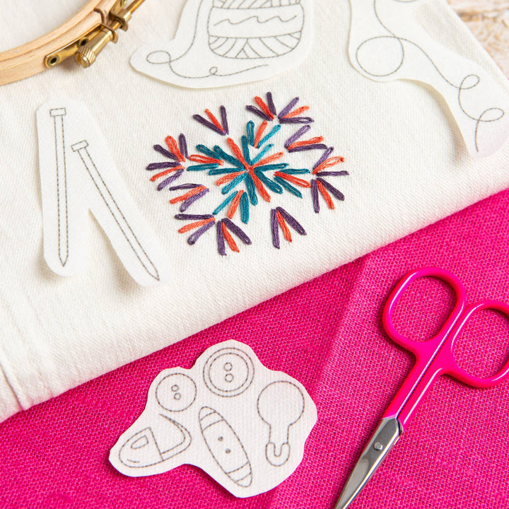 Yarn Stash Stick & Stitch Embroidery Pack