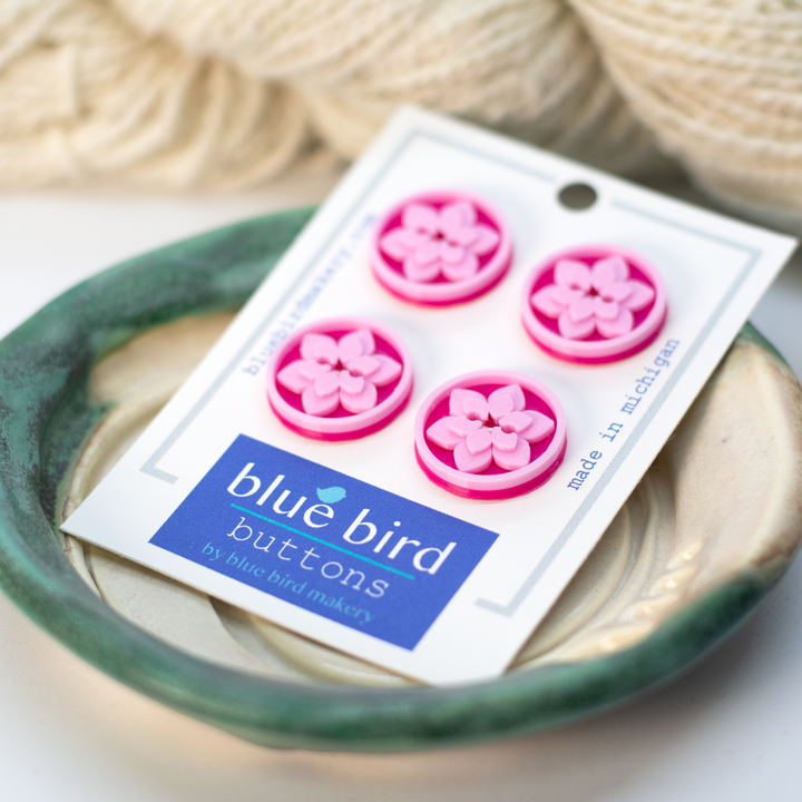 20mm Lotus Buttons