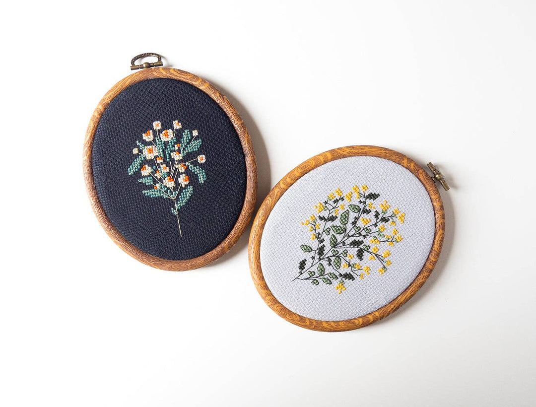 Moonlit Daisy Cross Stitch Kit