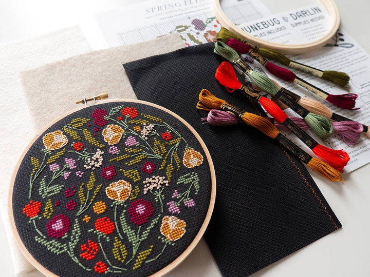 Spring Fling Cross Stitch Kit