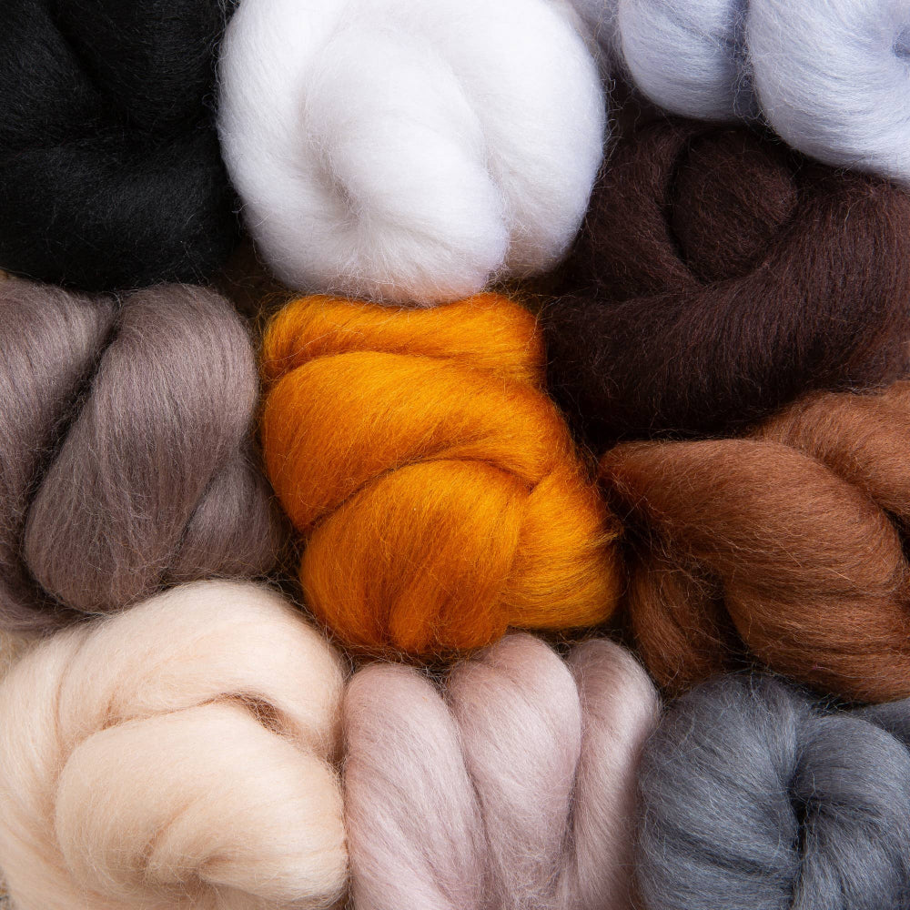 Wool Bundle | Wool Tops for Needle Felting