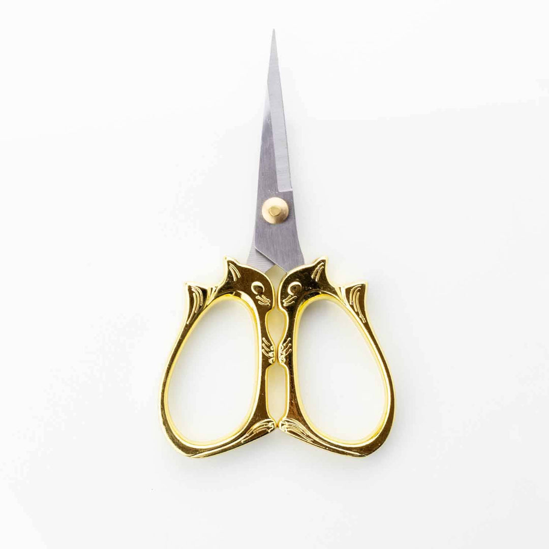 Golden Cat Embroidery Scissors