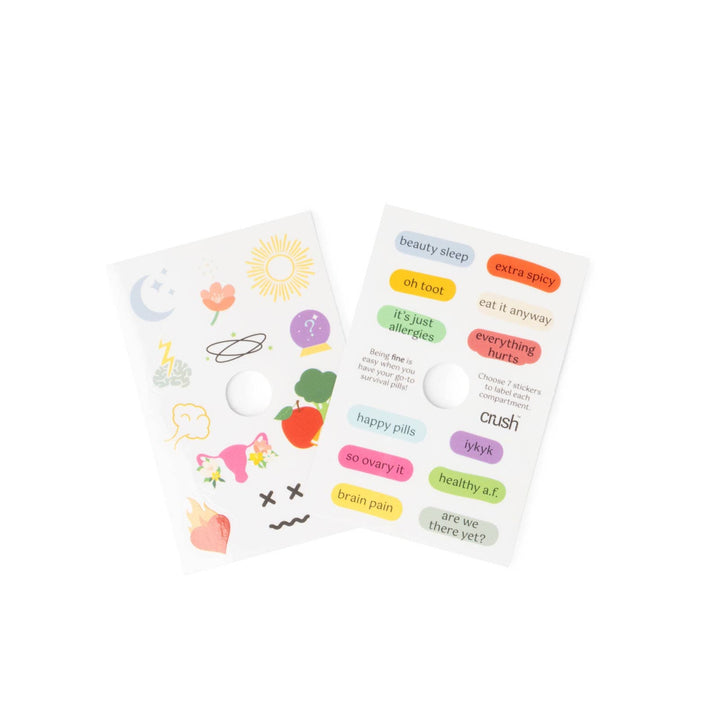 Everything's Fine Stitch Marker Case (Pill & Vitamin Case)