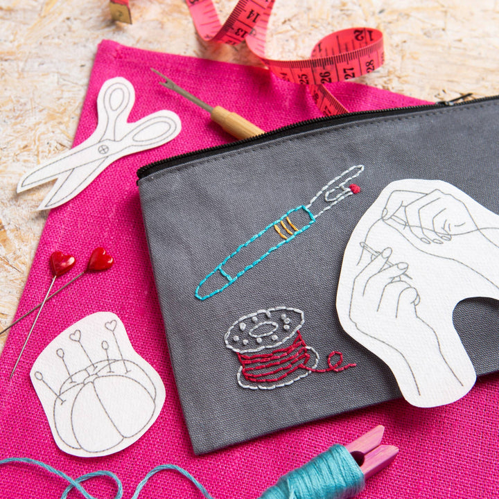 Sewing Circle Stick & Stitch Embroidery Pack