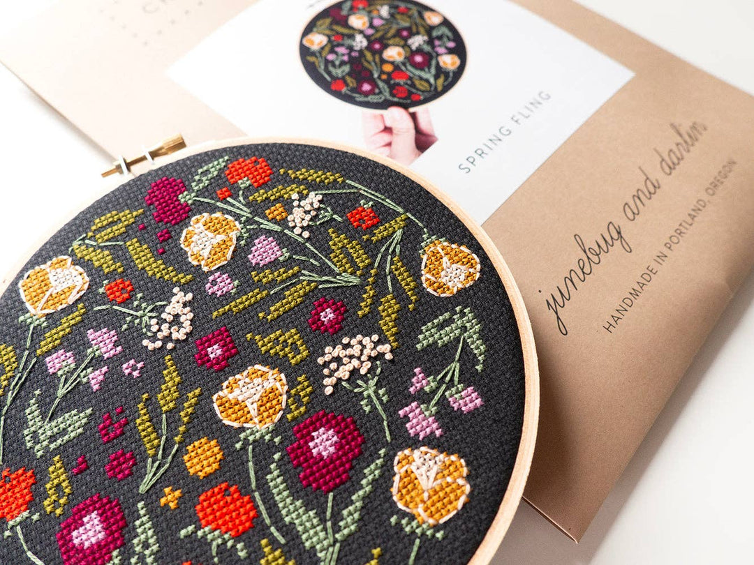 Spring Fling Cross Stitch Kit