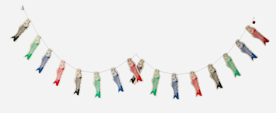 GG151 Paper garland, koinobori fish garland