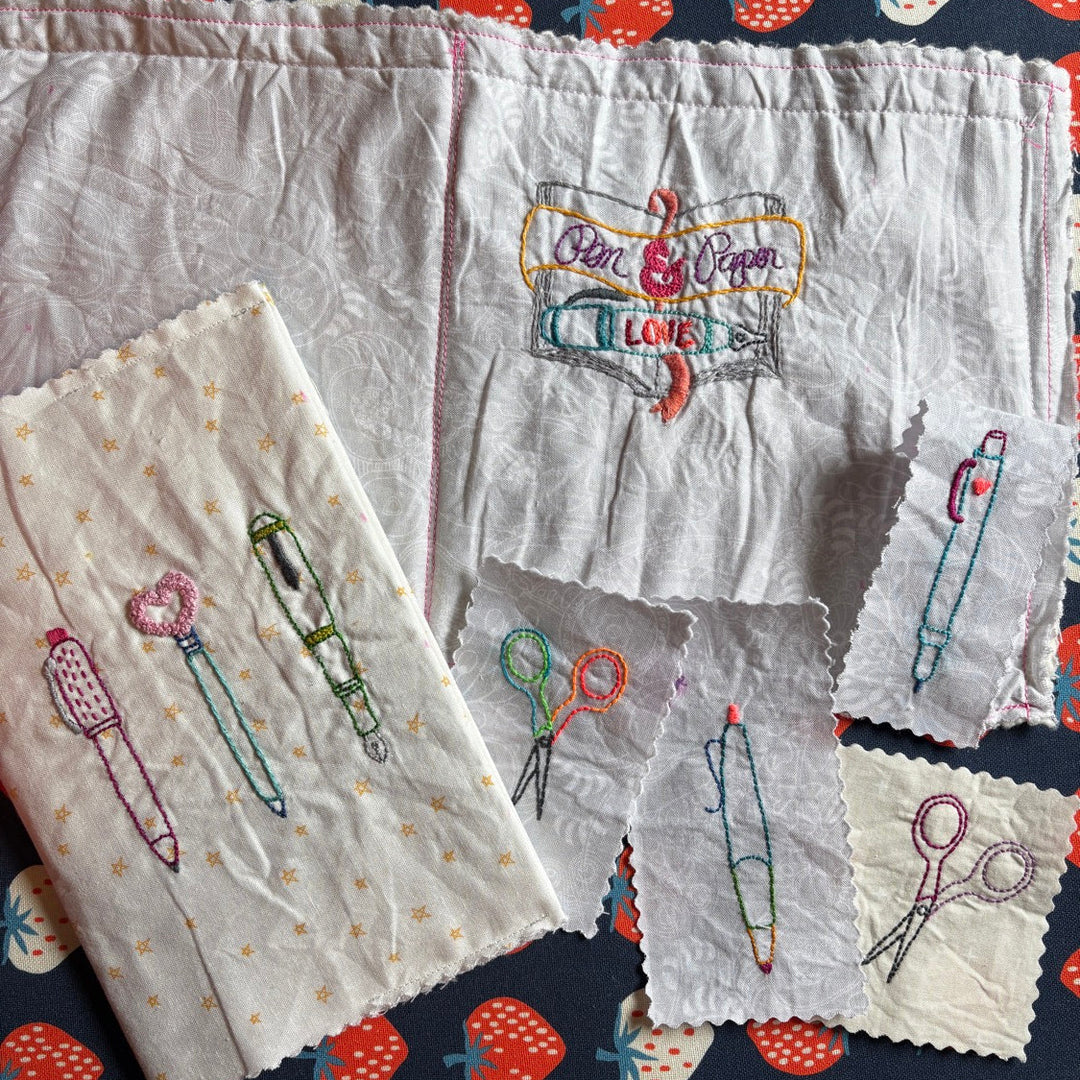 09/26- Embroidered Journal Covers - Saturday, September 26th, 1:00pm-4:00pm