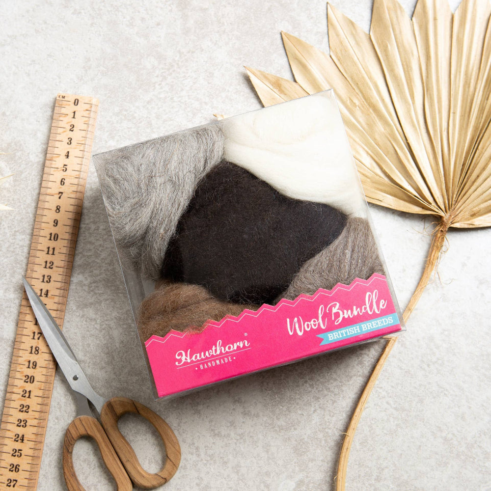 British Breeds Wool Bundles | Wool for Needle Felting