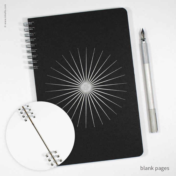Big Burst Spiral Notebook