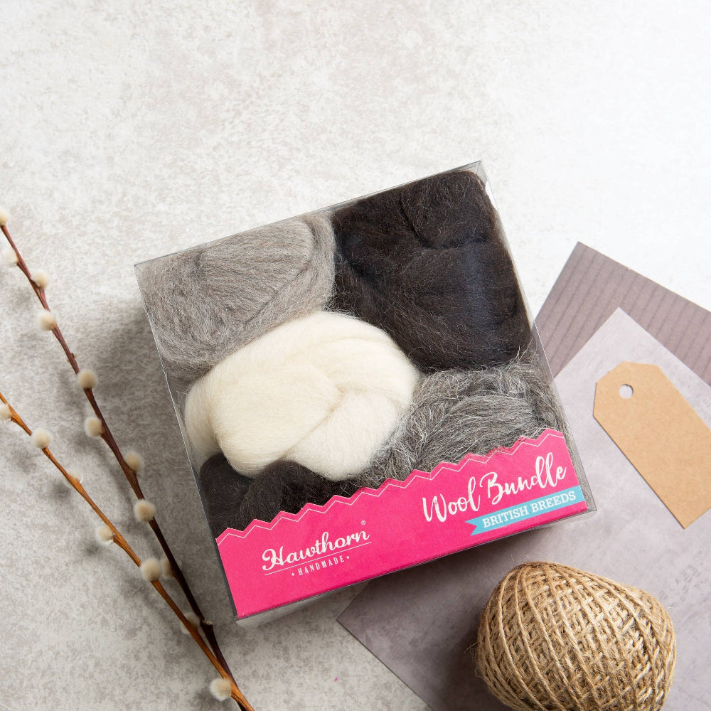British Breeds Wool Bundles | Wool for Needle Felting