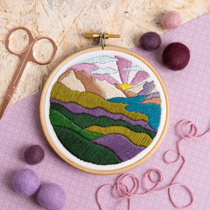 Landscape Mini Embroidery Kit