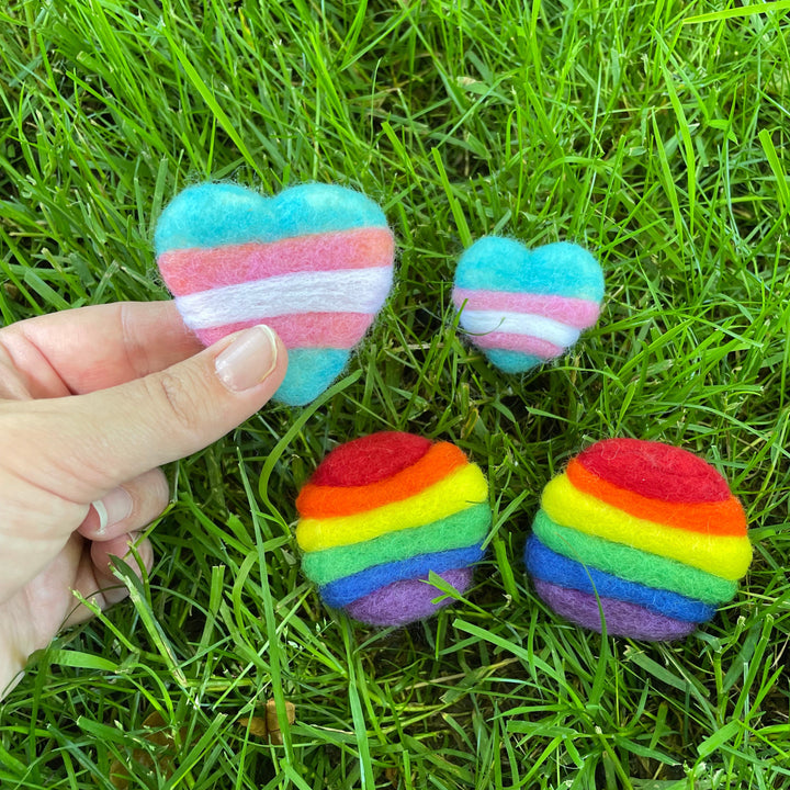 07/16 - Needle Felted Pride Pins! (Sliding Scale/Drop In) - Thursday, July 16th, 4:00pm-6:00pm