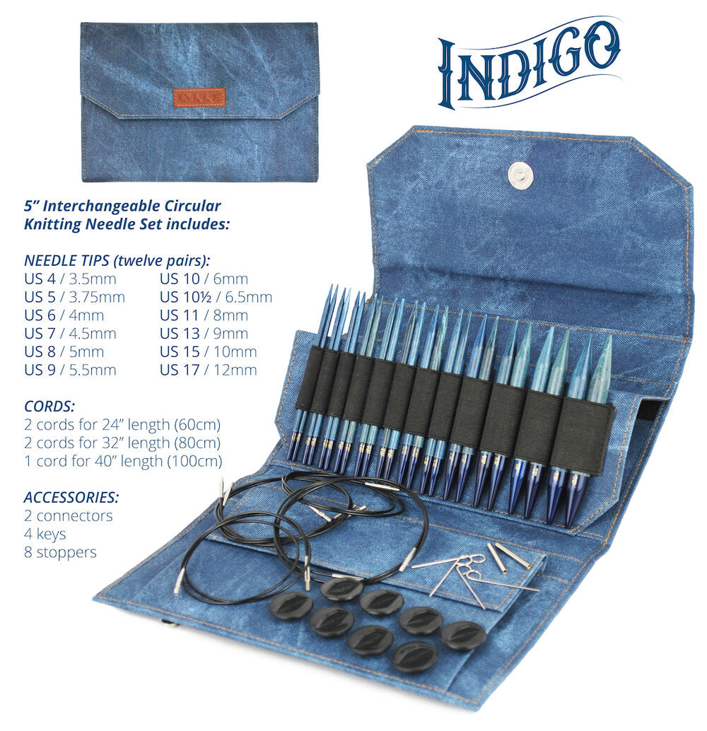 Lykke Indigo Interchangeable Needle Set