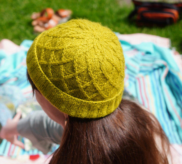 09/27 - Picnic At Laurelhurst Hat (Beginning Cables!) - Sunday, September 27th, 10:00am-12:00pm