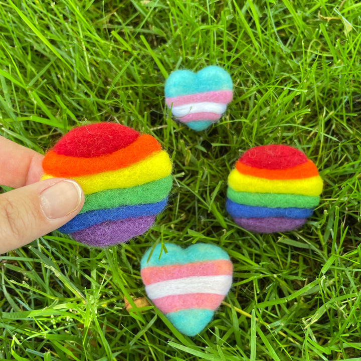 07/16 - Needle Felted Pride Pins! (Sliding Scale/Drop In) - Thursday, July 16th, 4:00pm-6:00pm