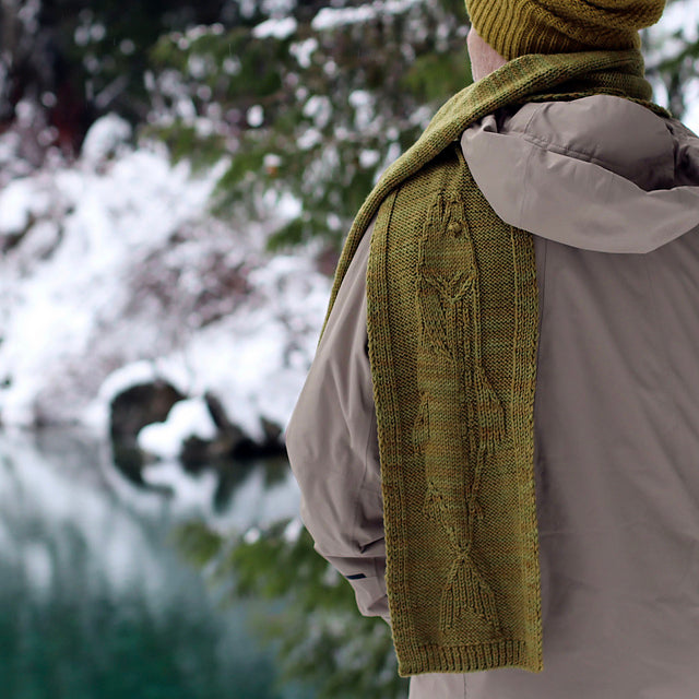 06/13 - Salmon Run Scarf - Saturday, June 13th, 10:00am-12:00pm
